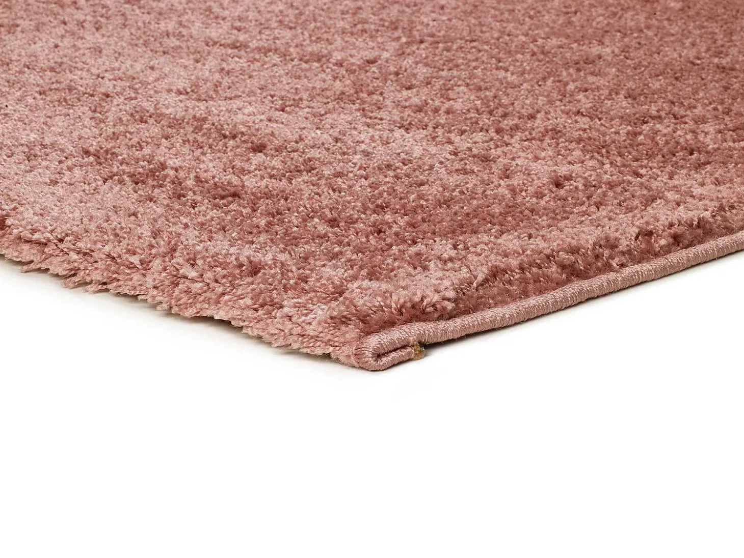 Alfombra interior - shaggy liso - rosa - 190 x 290 cm - ATLAS