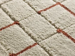 Alfombra interior - shaggy geométrico - caldera - 160 x 230 cm - BRENDA