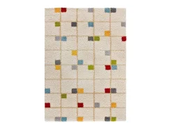 Alfombra interior - shaggy geométrico - multicolor - 160 x 230 cm - BREMEN