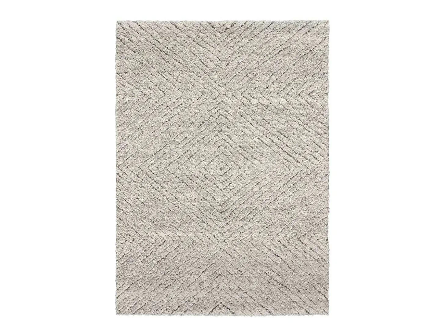 Alfombra interior - shaggy - plata - 200 x 290 cm - ATESA