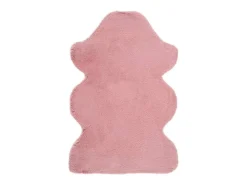 Alfombra interior - shaggy liso - rosa - 60 x 90 cm - FOX