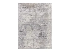 Alfombra interior - shaggy abstracta - gris - 140 x 200 cm - KIVET