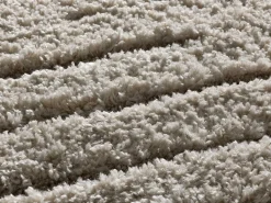 Alfombra interior - shaggy - crema - 120 x 170 cm - ATESA
