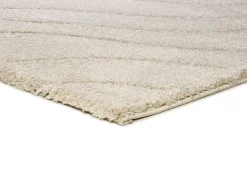 Alfombra interior - shaggy - blanco - 80 x 150 cm - MOLIER