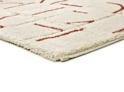Alfombra interior - shaggy geométrico - caldera - 80 x 150 cm - BRENDA