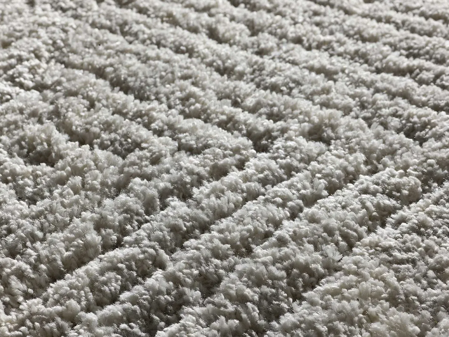 Alfombra interior - shaggy - plata - 60 x 120 cm - ATESA