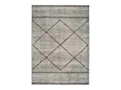 Alfombra interior - étnico - gris - 80 x 150 cm - KASBAH