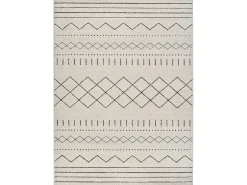 Alfombra interior - étnico - blanco - 160 x 230 cm - AKKA