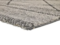 Alfombra interior - étnico - gris - 133 x 190 cm - KASBAH