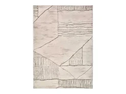 Alfombra interior - étnico - crema / marrón - 200 x 285 cm - CERES
