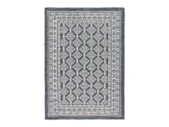 Alfombra interior - étnico - azul - 80 x 120 cm - CHANDIA