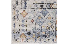 Alfombra interior - étnico - multicolor - 80 x 150 cm - MABEL