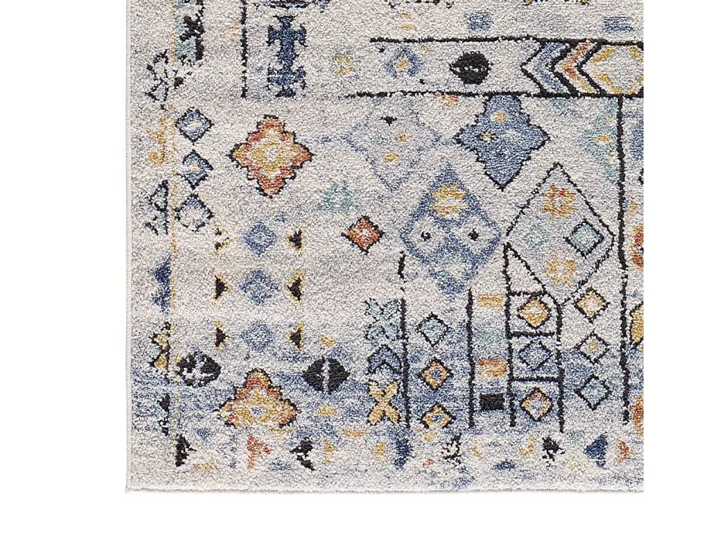 Alfombra interior - étnico - multicolor - 80 x 150 cm - MABEL