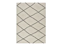 Alfombra interior - étnico - blanco - 133 x 190 cm - ATLAS