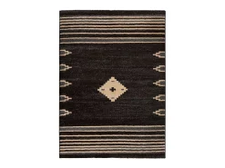 Alfombra interior - étnico - antracita - 160 x 230 cm - NEW YORK