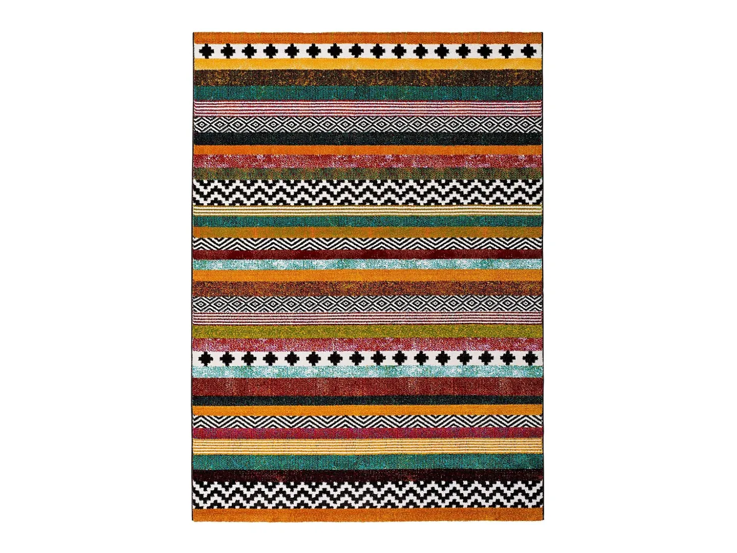 Alfombra interior - étnico - multicolor - 60 x 120 cm - MOAR