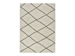 Alfombra interior - étnico - blanco - 160 x 230 cm - ATLAS
