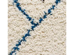 Alfombra interior - étnico - blanco - 120 x 170 cm - YEBEL