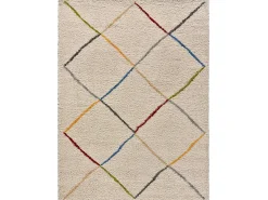 Alfombra interior - étnico - blanco - 80 x 150 cm - KASBAH