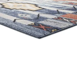 Alfombra interior - étnico - multicolor - 80 x 150 cm - MABEL