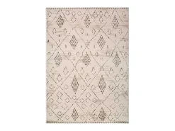 Alfombra interior - étnico - crema / marrón - 200 x 285 cm - CERES