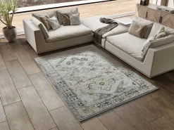 Alfombra interior - vintage - multicolor - 77 x 150 cm - SPRINGS