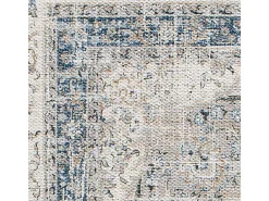 Alfombra interior - vintage - gris - 80 x 150 cm - NEILA