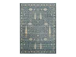 Alfombra interior - vintage - azul - 120 x 170 cm - VINTAGE