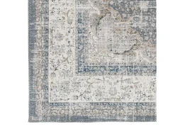 Alfombra interior - vintage - gris - 140 x 200 cm - NEILA