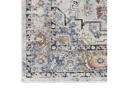 Alfombra interior - vintage - gris - 140 x 200 cm - MABEL