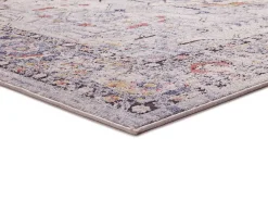 Alfombra interior - vintage - gris - 140 x 200 cm - MABEL