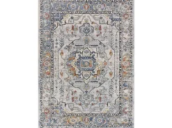 Alfombra interior - vintage - gris - 120 x 170 cm - MABEL