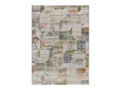 Alfombra interior - vintage - multicolor - 115 x 170 cm - KILIS