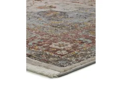 Alfombra interior - vintage - granate / beige - 160 x 230 cm - TABRIZ