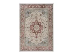 Alfombra interior - vintage - granate / beige - 160 x 230 cm - TABRIZ