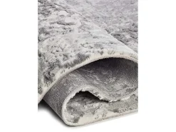 Alfombra interior - abstracto con relieve - gris - 154 x 230 cm - ORIS