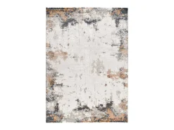 Alfombra interior - abstracto con relieve - multicolor - 77 x 150 cm - KEOPS