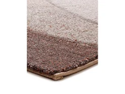 Alfombra interior - abstracto - terracota / beige - 160 x 230 cm - BADET