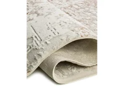 Alfombra interior - abstracto con relieve - beige - 115 x 170 cm - ORIS