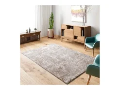 Alfombra interior - abstracto con relieve - beige - 154 x 230 cm - ORIS