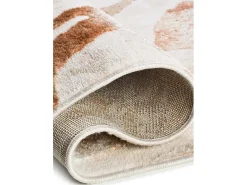 Alfombra interior - abstracto con relieve - beige / caldera - 192 x 290 cm - KEOPS
