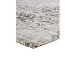 Alfombra interior - abstracto con relieve - gris - 192 x 290 cm - ORIS