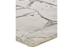 Alfombra interior - efecto marmol con relieve - gris - 154 x 230 cm - ORIS