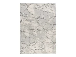 Alfombra interior - efecto marmol con relieve - gris - 115 x 170 cm - ORIS