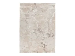 Alfombra interior - efecto marmol con relieve - beige - 77 x 150 cm - ORIS