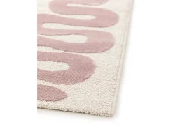 Alfombra interior - moderno - rosa - 120 x 170 cm - FLASHY