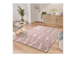 Alfombra interior - moderno - rosa - 120 x 170 cm - FLASHY