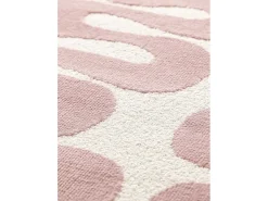 Alfombra interior - moderno - rosa - 120 x 170 cm - FLASHY