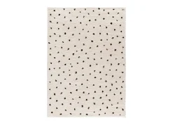 Alfombra interior - shaggy escandinavo - blanco - 120 x 170 cm - ATESA