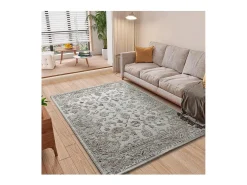 Alfombra interior - vintage con relieve - multicolor - 192 x 290 cm - KEOPS